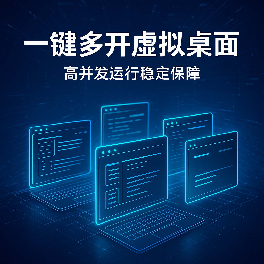 一键多开虚拟桌面高并发运行稳定保障