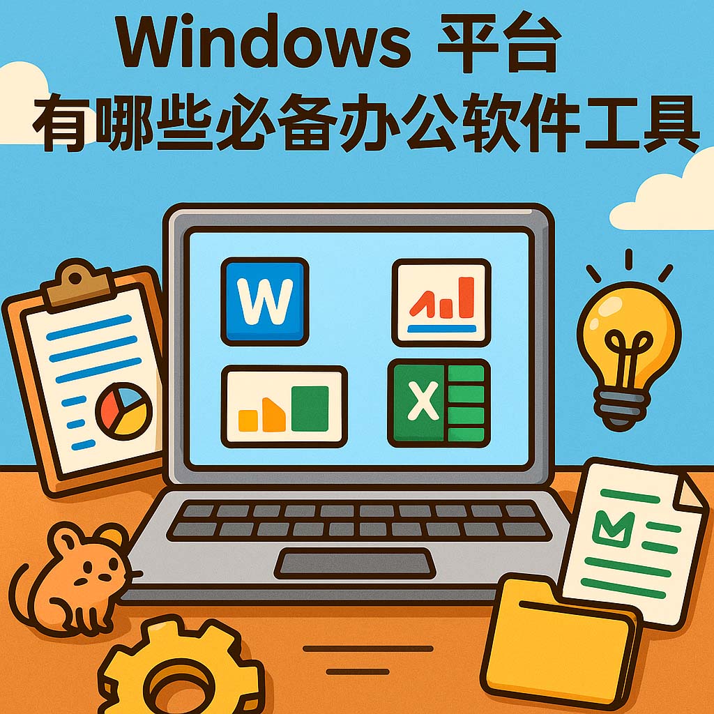 Windows平台有哪些必备办公软件工具