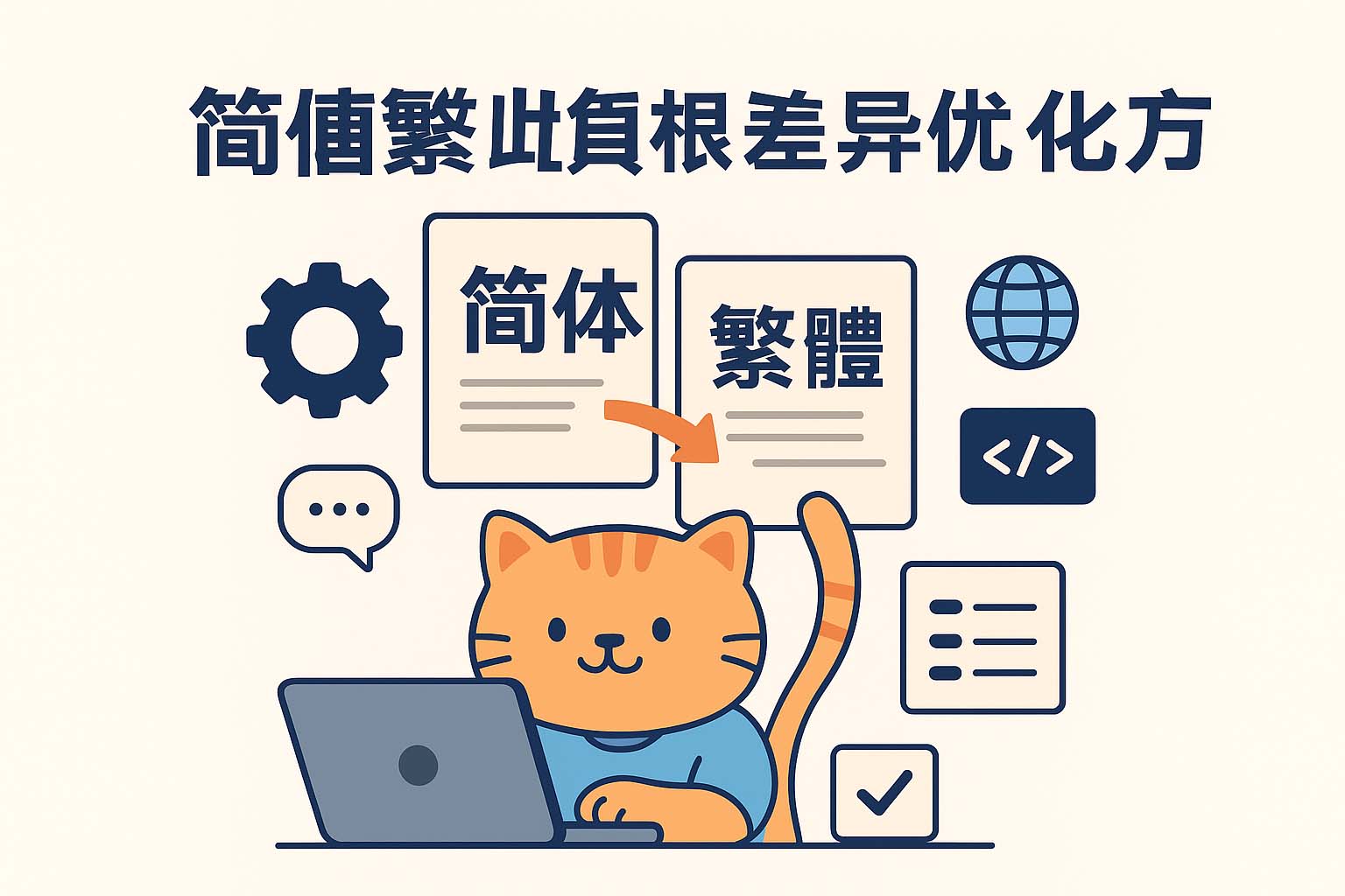 简体繁体文档转换后差异优化方案