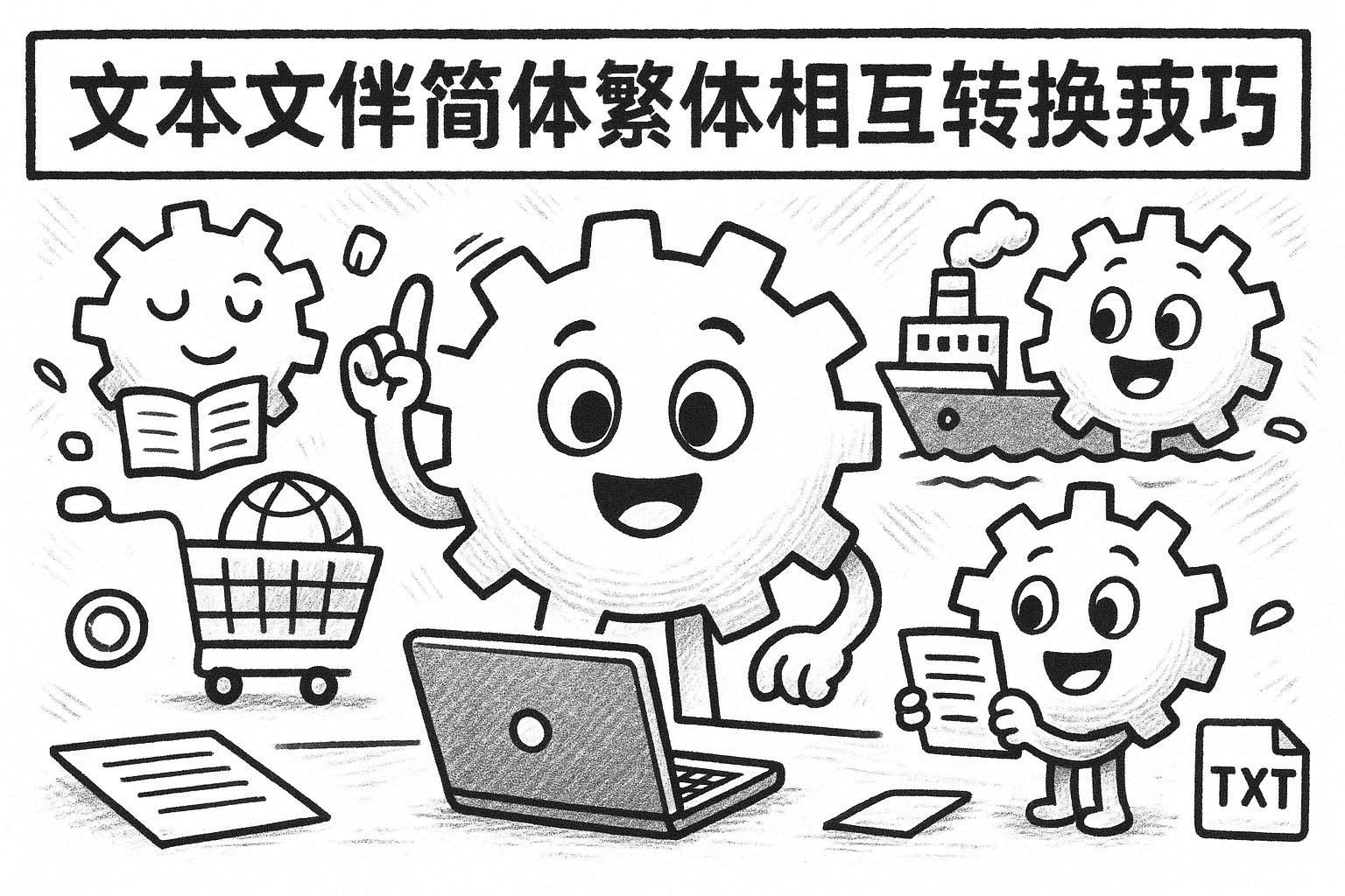 文本文件简体繁体相互转换实用技巧