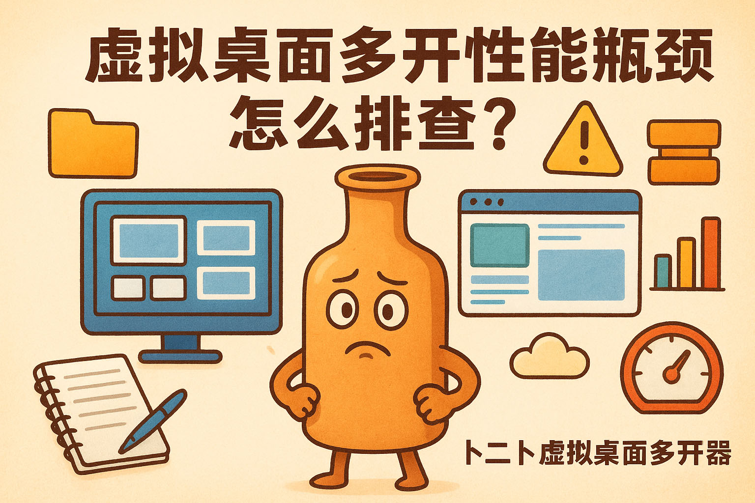 虚拟桌面多开性能瓶颈怎么排查?