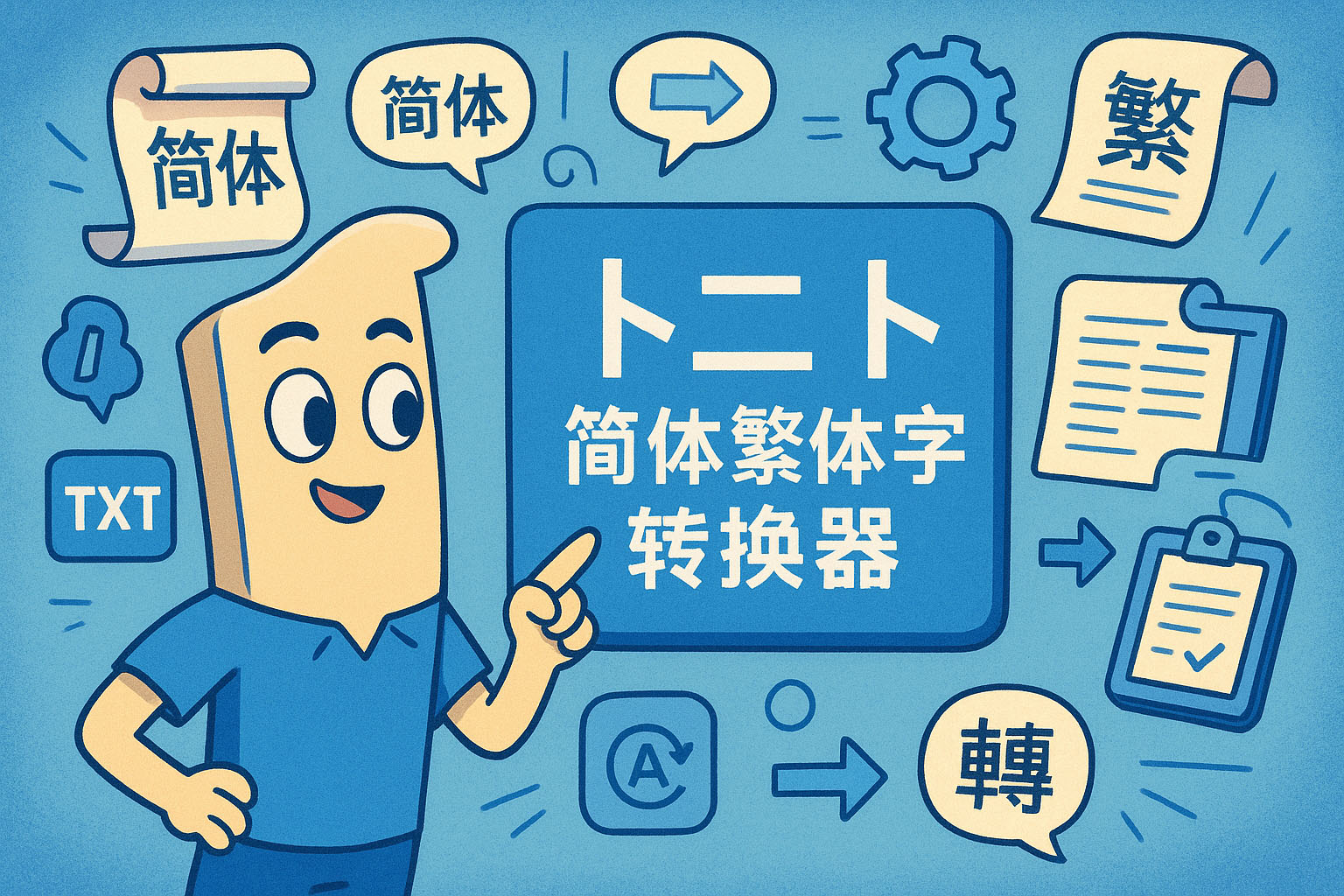 手把手教你TXT文本快速简繁体转换技巧