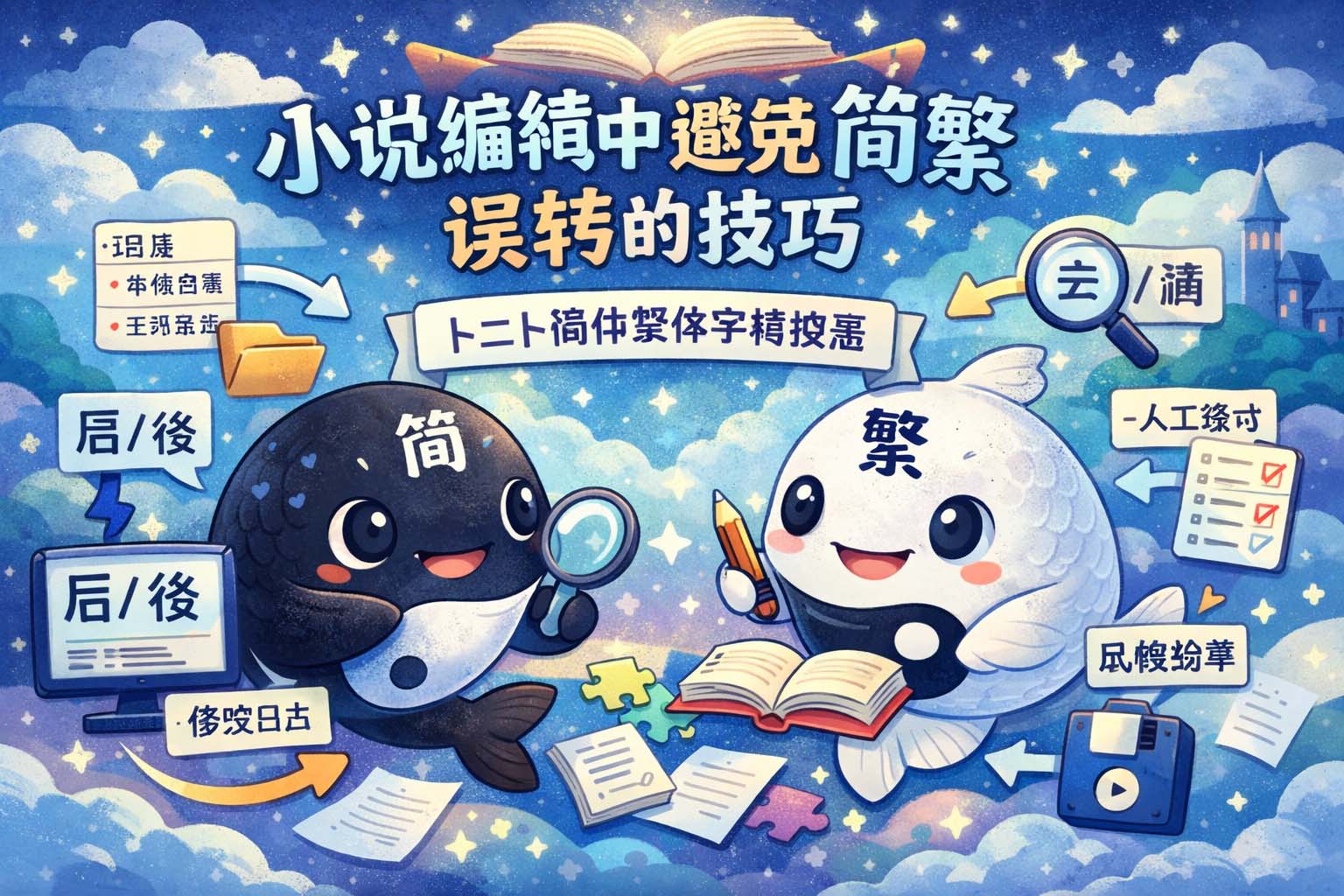 小说编辑中避免简繁误转的技巧