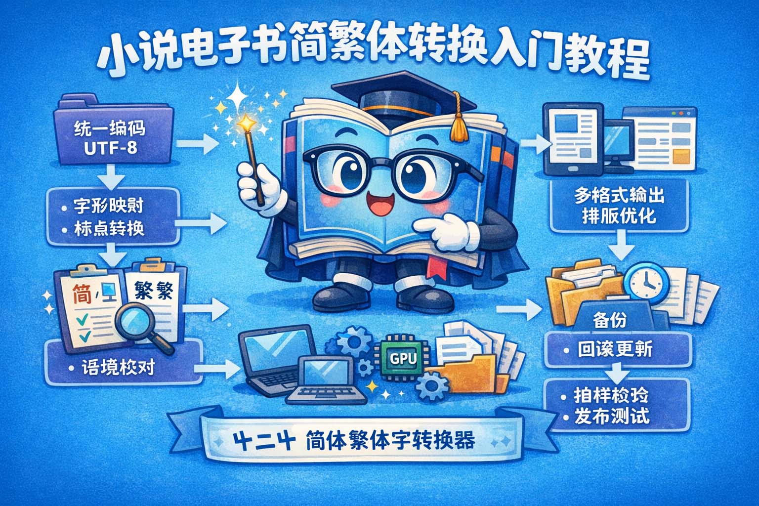 小说电子书简繁体转换入门教程