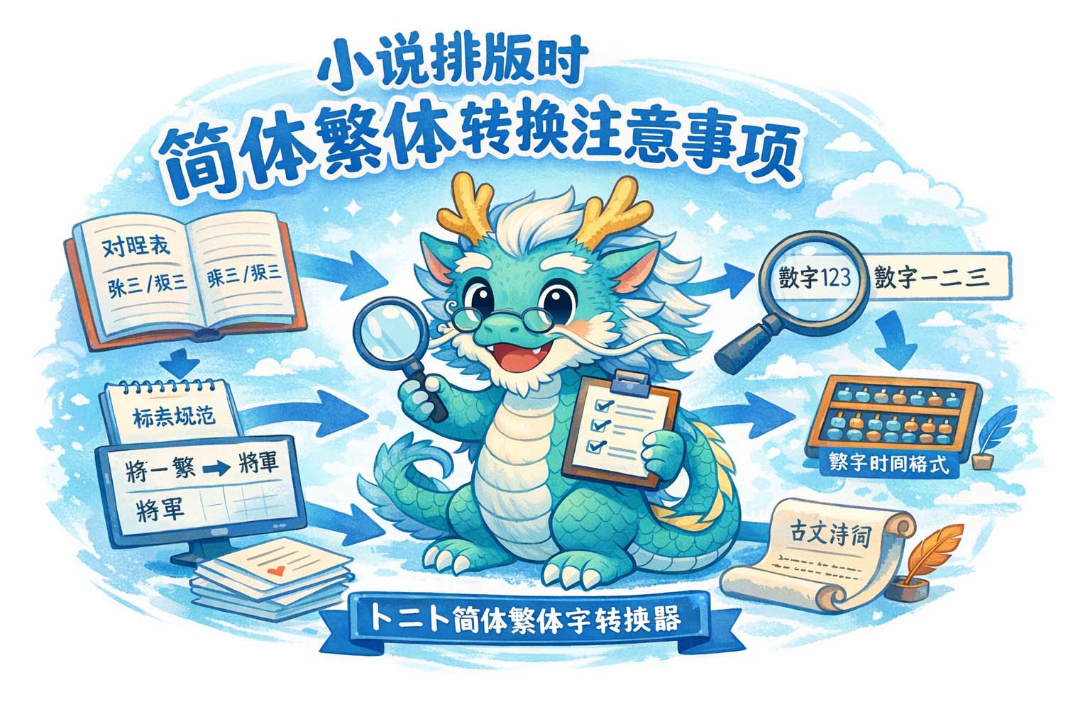 小说排版时简体繁体转换注意事项