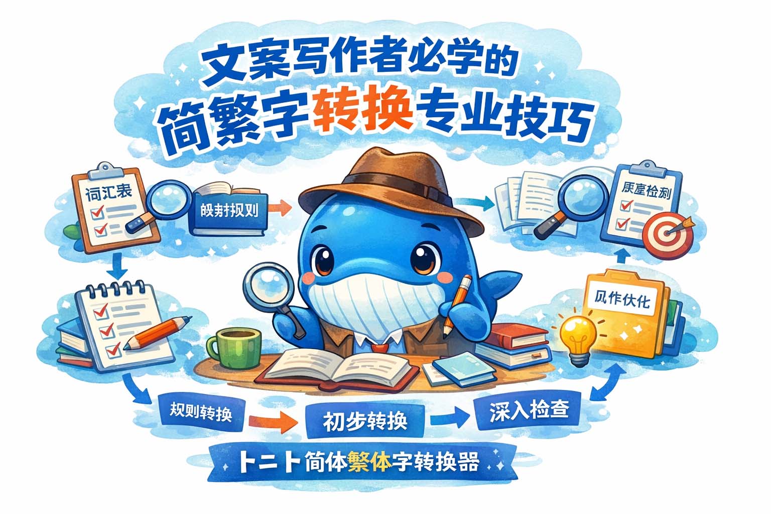 文案写作者必学的简繁字转换专业技巧