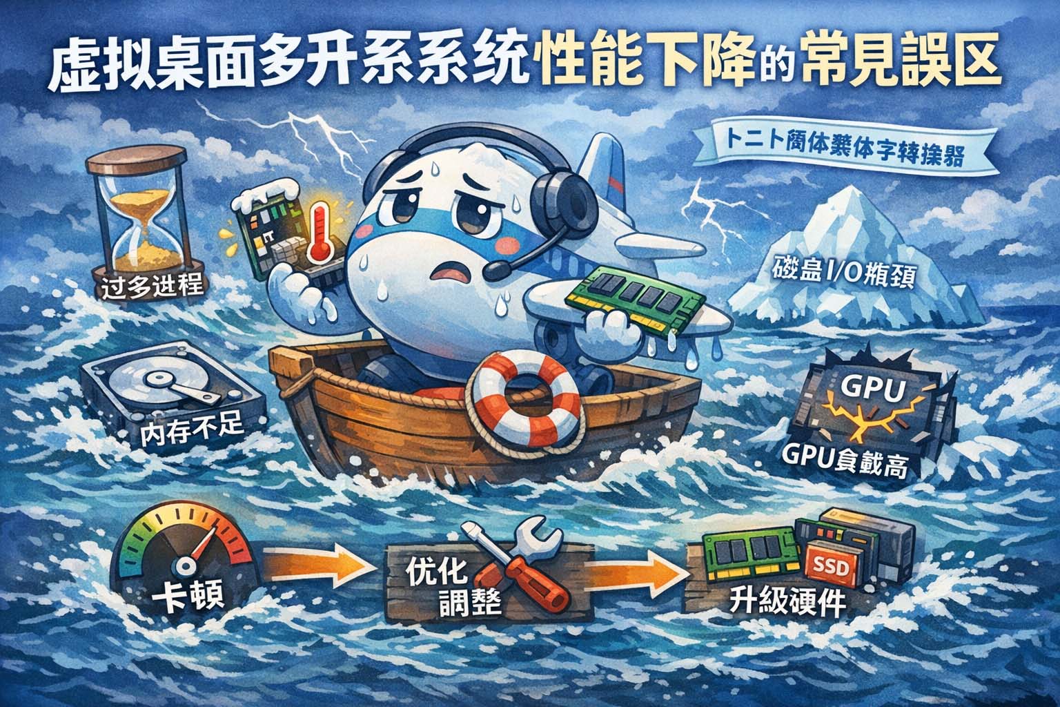 虚拟桌面多开系统性能下降的常见误区