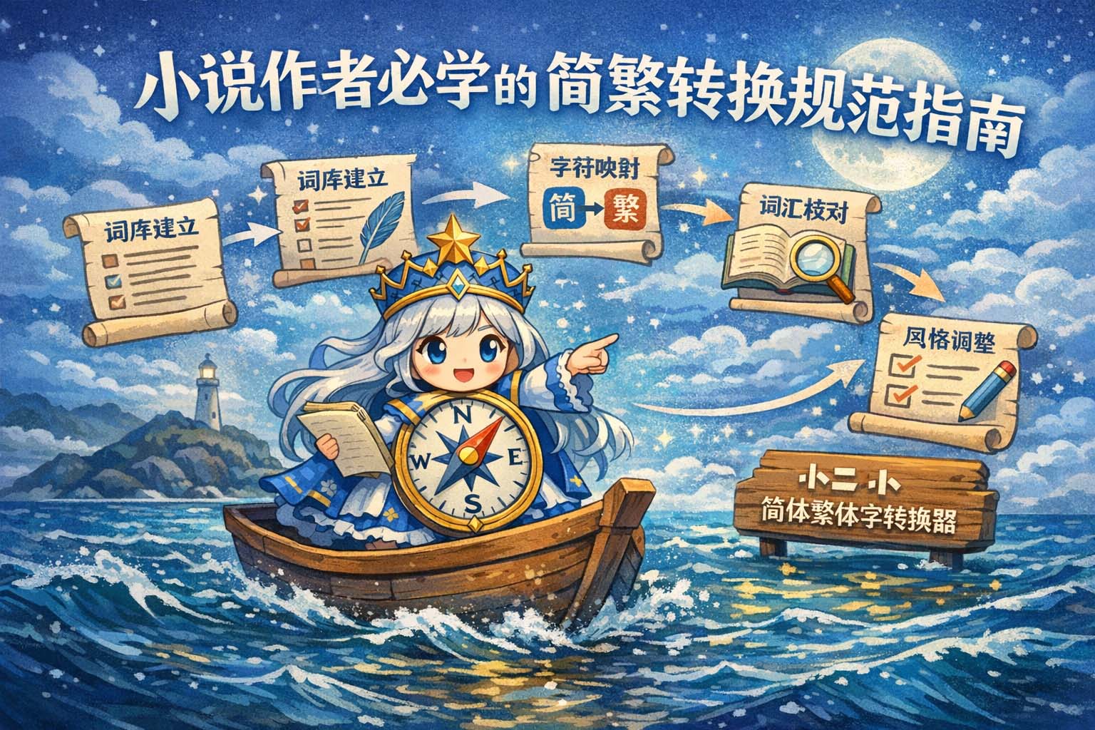 小说作者必学的简繁转换规范指南