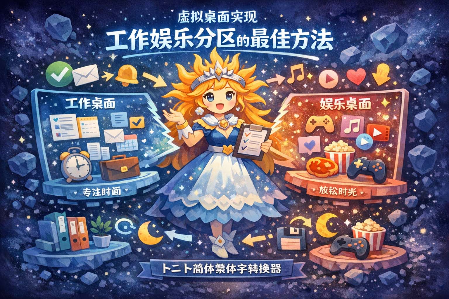 虚拟桌面实现工作娱乐分区的最佳方法