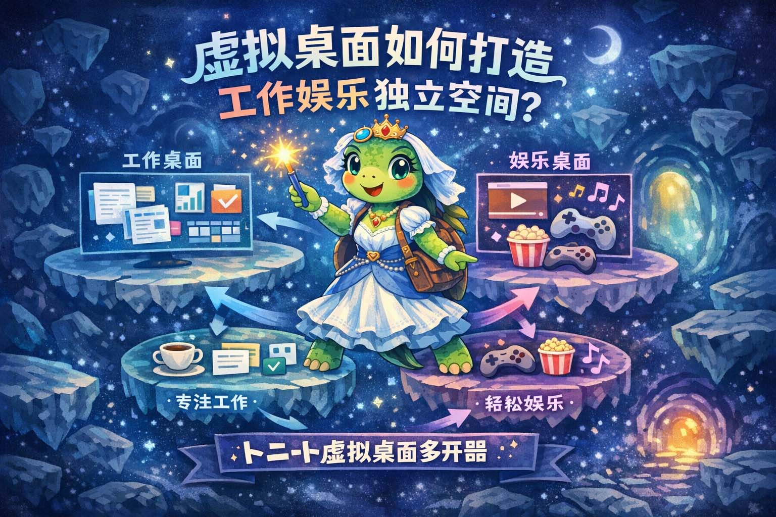 虚拟桌面如何打造工作娱乐独立空间?